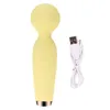 NXY Vibratoren Av Vibrator Dildo Zauberstab USB Aufladen Klitoris Stimulator G-Punkt-Massagegerät Vibrierendes Spielzeug für Paare Spaß Sexspielzeug Frau 220110