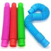 Fidget Toy PopTube Twist Tubes Stretch Telescopic Pipes Stress Relief Decompression Reliever Finger Sensory Leksaker