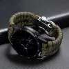 20/22mm Umbrella Cord Braided Strap for Samsung Galaxy Watch 3/Active 2/Huawei Watch Band Fit On Garmin Vivoactive 3 Nylon Braided