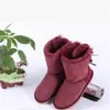 2021 nouveau style vente chaude mode ruban arc moyen tube femmes bottes de neige en peau de mouton chaud transport gratuit