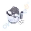 6E7-11635-00-00 piston seti 56mm + 0.25mm durumda piston yüzük ile 682-11610-21 Yamaha dıştan takma motor parçaları için tekne motoru 9.9HP 15HP