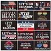 Johnin 2024 Nieuwe Let's Go Brandon Trump Election Flag Dubbelzijdige Presidentiële vlaggen 150 * 90cm Wholesale DHL