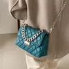 Cross Body Luxury Silver Chain Crossbody Bag 2021 Designer Shoulder Bags High Quality PU Leather Totes Women Handbag