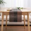 Moderne Tafel Runner voor Dining PVC Cover Waterdichte Antislip Grijs Zwart Keuken Accessoires Doek 30x180cm 211117