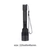 Ficklampor Torches Long Range Infraröd 10W IR 850NM T50 LED Jakt Light Night Vision Torch 18650 Camping Zoomable