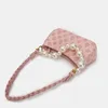 Evening Bags Woven Portable Pearl Dumpling With Silk Scarf 2021 Fashion Ice Berry Powder Underarm Bag Purses & Handbags Luis Vitton