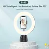 360 graden slimme selfie stick gimbalstabilisator met fotografie ring licht auto gezicht object tracking camera statief telefoonmontage