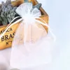 Gifts Wrap Mesh Bag Drawstring Multicolor Fashion High Quality Organza Wedding Candy Drawstring Pocket Gift Jewelry XG0075