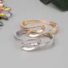 Manilai Alloy Cuff Bracelet for Women 2020 Charm Metal Bracelet Bangles Party Wholesale Golden Silver Color Jewelry Q0719