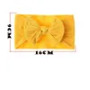 16 * 9 cm Miękkie wygodne noworodka Pasiasta opaska Solid Color Handmade Bowknot Infant Elastyczny Hairband Dzieci Dzieci Nakrycia głowy