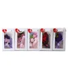 Handgjorda tvålskumrosor i presentförpackning Fake Flower Artificial Valentine Wedding Födelsedagmödrar Daggåvor för kvinnor