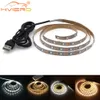 USB LED Strip Lamp 2835 SMD DC5V Flexibele Lichtband Ribbon 2M 5M HDTV TV Desktopscherm RGB Decoratief