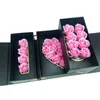 Guirnaldas de flores decorativas Jabón artificial perfumado creativo Te amo Caja de regalo Boda Día de San Valentín Regalos de cumpleaños para niñas