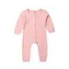 Jumpsuits geboren babyjongen meisje rompertjes lange mouw pyjama slaper algemene toddler kleding