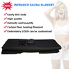 75 degree fat removal black sauna blanket far infrared body fat reduce lymph drainage slimming beauty spa salon use machine