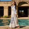 Jastie Bahia Maxi Dress Women Summer Fall Long Sleeve Embroidery Vintage Long Dress Boho Beach Hippie Loose Vestidos Mujer 210309