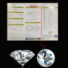 Stud 0.8ctColor VVS Moissanite Mulheres Brincos Voltar Mulher Brinco Ear Piercing Lab Diamond 925 Silver Women's Jewelry9729986
