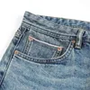 Primavera Slim-Fit Tapered Selvedge Denim Jeans Hombres Tallas grandes Casual Alta calidad Jean Marca Ropa SK130116 220118