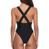2021 Sexy Hollow Out One One Swimsuit Women بالإضافة إلى حجم ملابس السباحة دفع Monokini Cross بدلة السباحة على الشاطئ