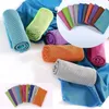 30*80 cm deportes sensación de frío toalla de hielo ejercicio al aire libre refrigeración hielo sudor absorbente toallas 10 colores Fitness TowelsZC764