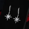 925 orecchini di goccia di fascino dell'argento sterlina Pendientes dei monili del Rhinestone di cristallo di buon modo di ultimo stile