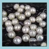 Pearl Loose Beads Jewelry 10-12Mm Baroque White Single Natural Freshwater Womens Gift Drop Delivery 2021 Bypqk