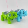 Electric Rope Flashing Elephant Cartoon Elephant Stall Sprzedawanie muzyki Luminous Walking Symulacja Zwierzęta Hurtownia elektroniczne zwierzęta