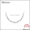 Pendant Necklaces & Pendants Modian Classic Adjustable Starlight Chain Chokers Necklace For Women Genuine 925 Sterling Sier Snake Bone Fine