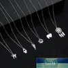 Fashion Retro Stainless Steel Dream Catcher Pendant Necklaces Elephant Cat Choker Long Chain Necklace Jewerly Gifts For Women