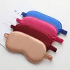 Kvinnor Imiterade Silk Sova Eye Masks Portable Travel EyePatch Natta Ögon Patch Rest Blindfold Cover Sova Mask Night Eyeshade EyeMask