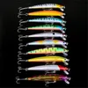 1pc 10 Colors Mixed 3D Eyes Plastic Hard Baits & Lures 11cm 13.14g Minnow 4# Fishing Hooks FS_75 43 Z2