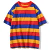 rainbow stripe tee