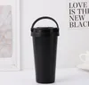 The latest 17oz stainless steel coffee cup mug, portable flip buckle hand-held vacuum cups, a variety of colors and styles to choose from, support customized logo