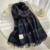 Scarves Winter Plaid Scarf Design Women Cashmere Warm Shawl Lady Wrap Tassel Knitted Men Foulard Thick Blanket 2021