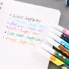Gel pennor 6/10 pack koreanska stil färgade 0,5 mm nål tips kawaii brevpapper student skrivande verktyg kontors skolpenna