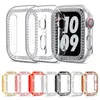Boîtiers de montre intelligents en diamant de luxe pour pare-chocs de montre Apple 44MM 42MM 40MM 38MM