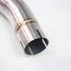 Sistema di scarico per moto Slip On Middle Link Pipe Mid Connect Tube Acciaio inossidabile per Benelli300 Tutti gli anni