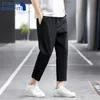 Pantalones casuales de verano y primavera para hombre, pantalones de color sólido transpirables de secado rápido, pantalones ligeros para correr para Fitness en la calle para hombre 211201