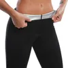 Vrouwen zweet shapewear thermo hoge taille broek sauna pakken lichaam shapers vrouw taille trainer afslanken shorts meisje fitness leggings 210708