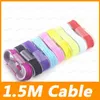 Micro USB Data Sync Charger cables Lead Unbroken Metal Connector Strong Braid 1.5M 5Feet cable