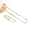 304 Stainless Steel Paperclip Chains Necklace Bracelets Set Gold Silver Col267v3291563