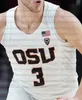 Anpassade Oregon State Beavers baskettröjor betalar utbetalningar Tres Tinkle Thompson Kelley Reichle Hollinsa.C. Grön Barry Payton