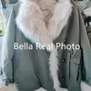 Abrigo de piel sintética Bella Chaqueta femenina de gran tamaño Parka cálida de doble cara 210925