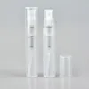 100pcs/lote 2ml 3ml 4ml 5ml pequenos recipientes de plástico redondos garrafas de perfume Atomizador de recipientes cosméticos vazios para amostra T200819