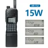 Walkie Talkie Baofeng AR-152 15W عالية قوية 50KM VHF / UHF طويل المدى لعبة التكتيكية AN / PRC-152 للصيد الراديو عبر البلاد