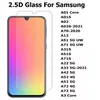 För Samsung Galaxy A01 CORE A01S A02 A02S A12 A31S A51S A71S A22 5G A32 A42 A52 A72 5G A3 CORE 2.5D härdat glas TELEFON Skärmskydd