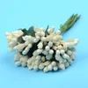 240PCS/lot Artificial Flower Stamen Mulberry Wire Stem For Wedding Decoration DIY Needlework Gift Box Cheap Wreath Fake Flowers