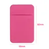 Étuis pour téléphones portables Mini dos adhésif universel mince poche adhésive porte-carte de crédit pochette amovible portefeuille fermement coller pratique pour Iphone 13 12