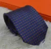 7.0cm Silk Slips Högkvalitativ garnfärgad Silk Slips Brand Mäns Business Tie Striped Tie Presentförpackning