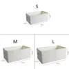 Boîtes de rangement en tissu avec couvercles Boîte de rangement en tissu pliable Boîte de rangement en tissu Conteneur de vêtements Armoire Organisateur Chambre Placard Salon 210330